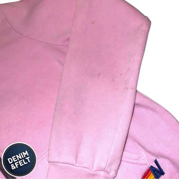 AVIATOR NATION Unisex Pink/Black BOLT FULL ZIP HOODIE/Sweatshirt | PRELOVED⚡️🖤 - Picture 13 of 16